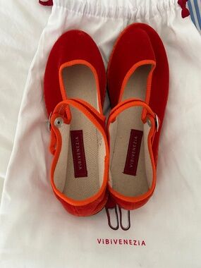 Vibi Venezia Mary Jane Velvet slippers 37